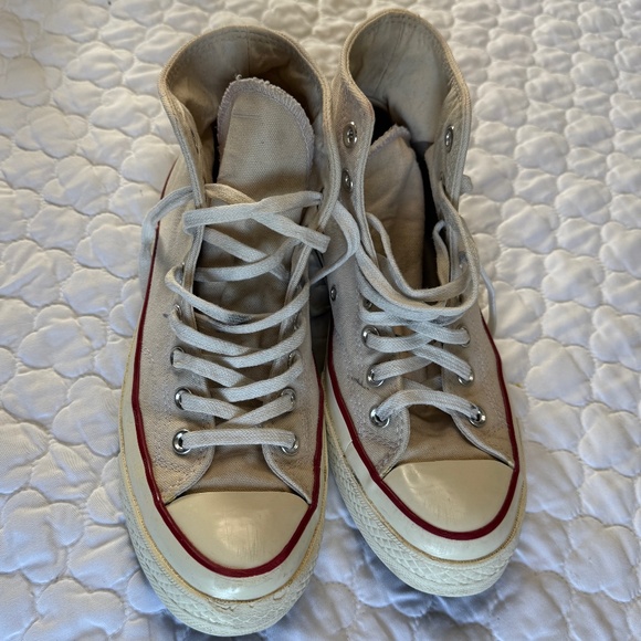 Converse Chuck Taylor Highs In Off-white Size M:7.5 W:9.5 - Picture 2 of 7